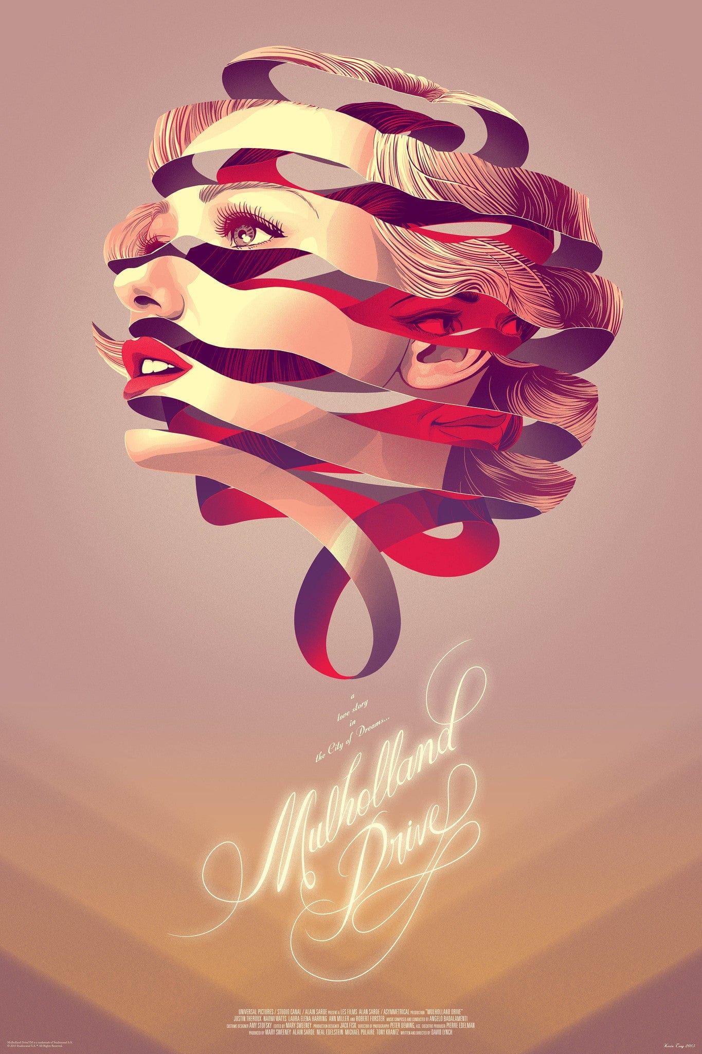 《Mulholland Drive》Mondo 限量海报 · Kevin Tong · Kevin Tong
