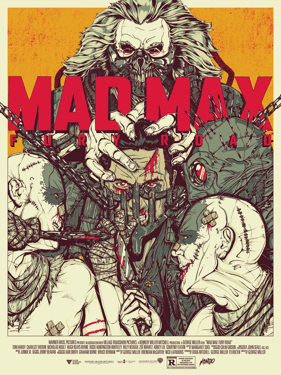 《Mad Max Fury Road》Mondo 限量海报 · Boneface · Boneface