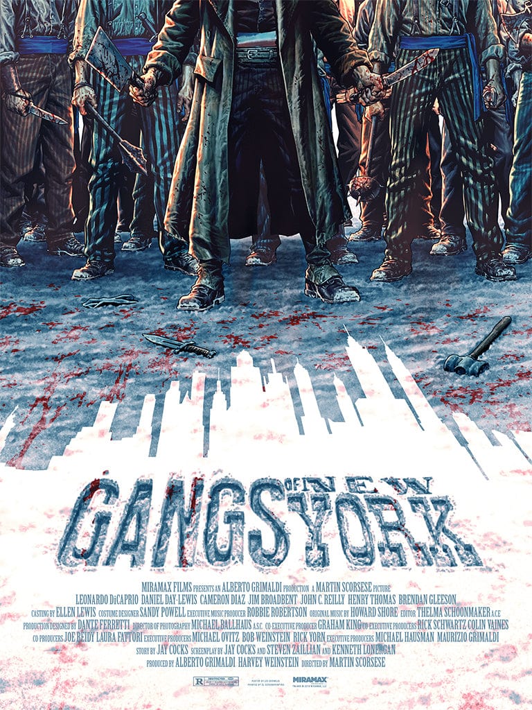 《Gangs of New York》Mondo 海报 · Lee Bermejo · Lee Bermejo