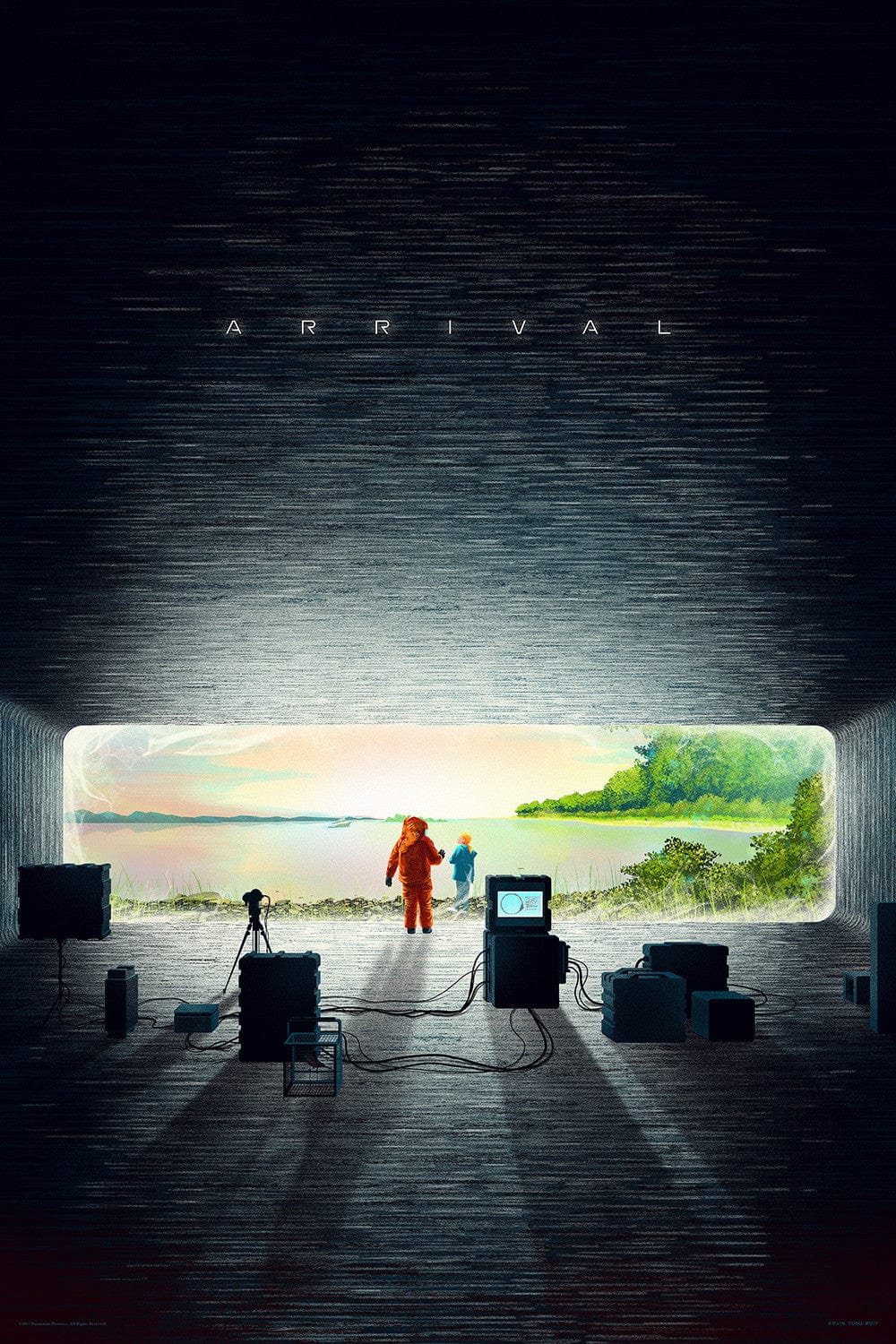 《Arrival》Mondo 海报 · Kevin Tong · Kevin Tong