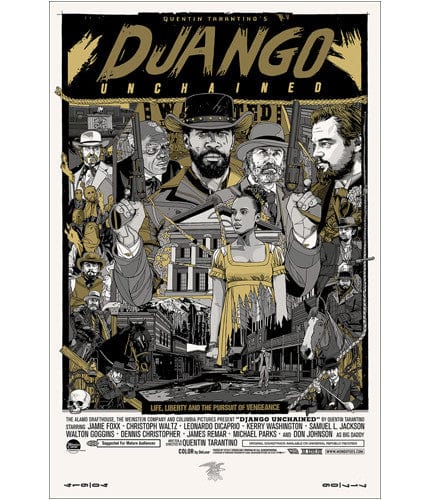 《Django Unchained》Mondo 海报 · Tyler Stout · Tyler Stout