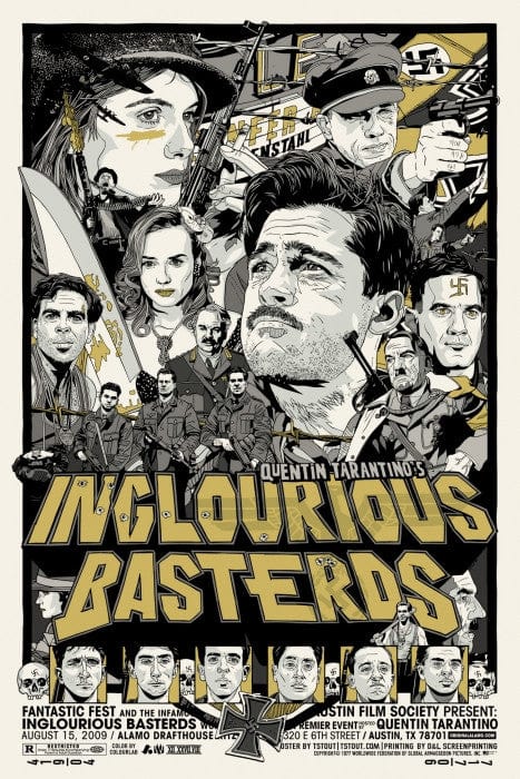 《Inglourious Basterds》Mondo 海报 · Tyler Stout · Tyler Stout