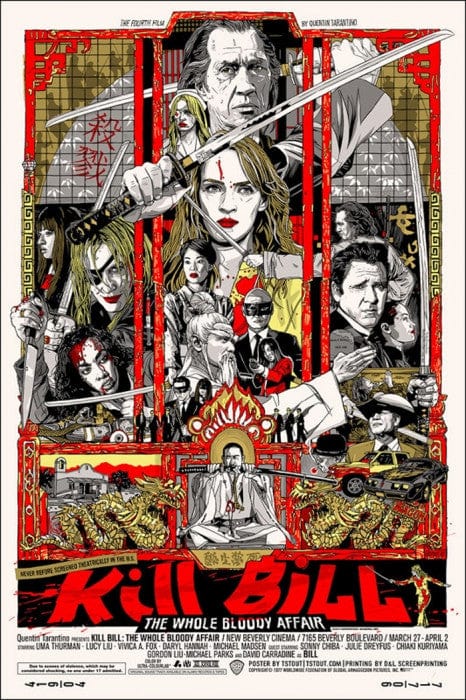 《Kill Bill》Mondo 海报 · Tyler Stout · Tyler Stout