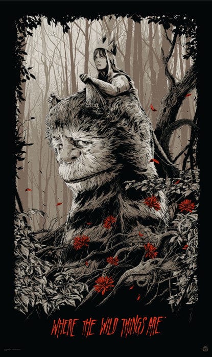 《Where the Wild Things Are》Mondo 海报 · Ken Taylor · Ken Taylor