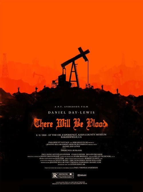 《There Will Be Blood》Mondo 海报 · Olly Moss · Olly Moss