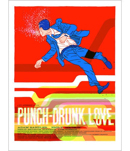 《Punch-Drunk Love》Mondo 海报 · Jordan Crane · Jordan Crane