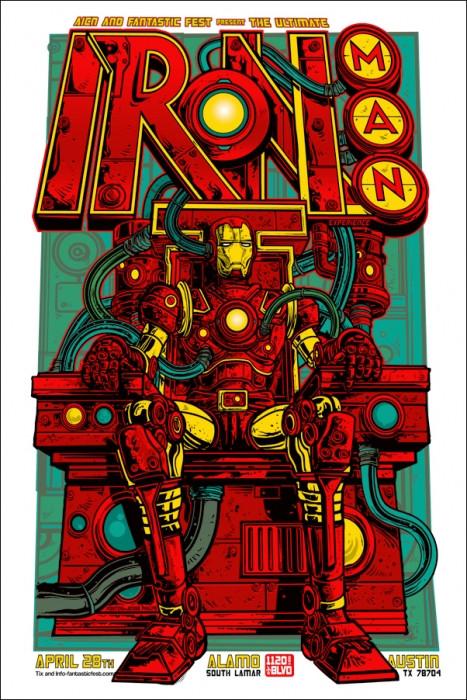 《Iron Man》Mondo 海报 · Jesse Phillips · Jesse Phillips