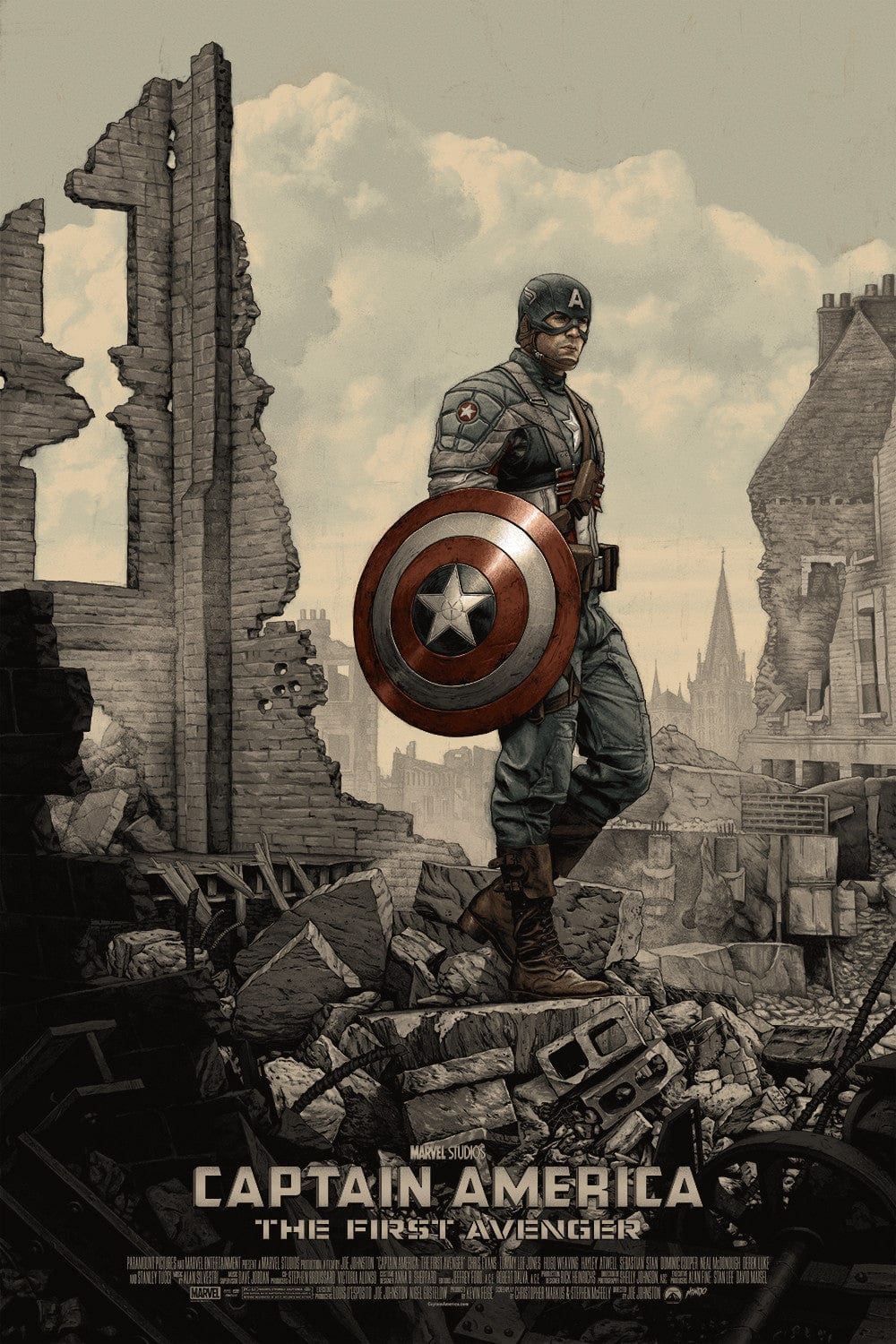 《Captain America First Avenger》Mondo 海报 · Rory Kurtz · Rory Kurtz
