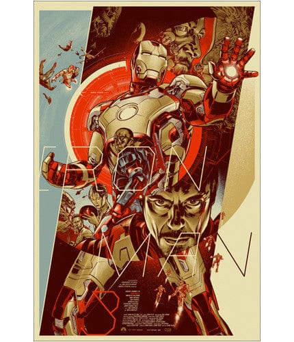《Iron Man 3》Mondo 海报 · Martin Ansin · Martin Ansin