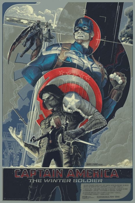 《Captain America Winter Soldier》Mondo 海报 · Rich Kelly · Rich Kelly